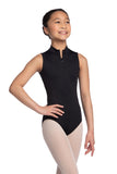 Girls Zip Front with Nutcracker Black&White Ballerina Print - AW1062NU-21 G