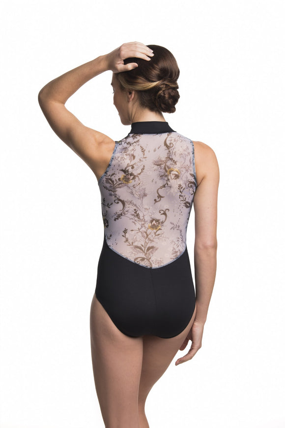 Zip Front with Versailles Print - AW1062VS