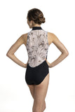 Zip Front with Poppies Print - AW1062PO