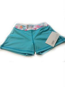 Girls Shorts with Triangle Print Waist Band - AW403TR G