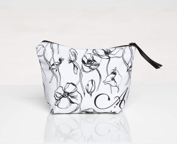 Makeup Bag in Poppies - AW901PO